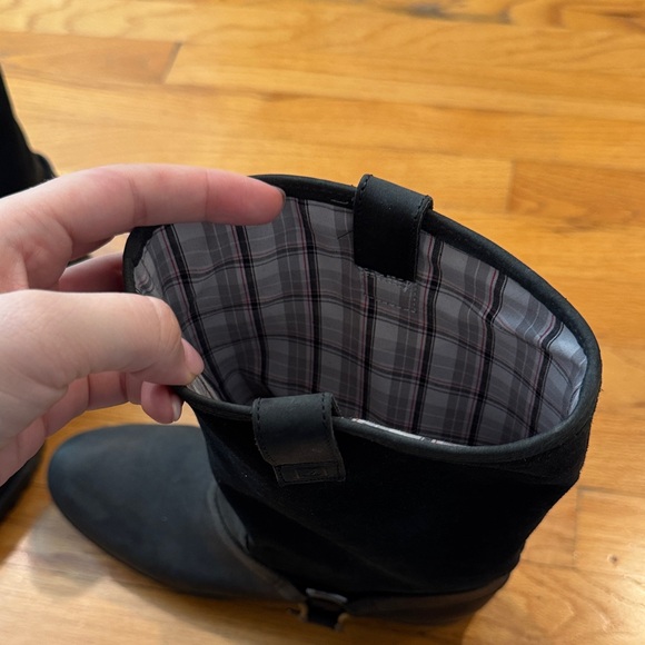 Women's Black Harness Boots - Picture 2 of 2